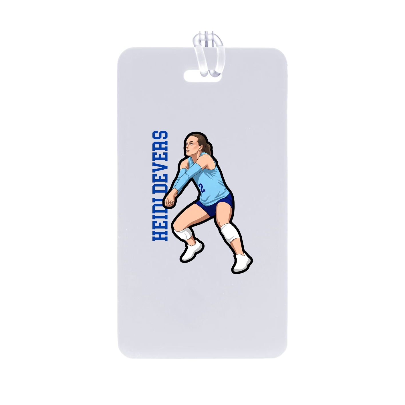 Bag Tag — Name Vertical in Classic