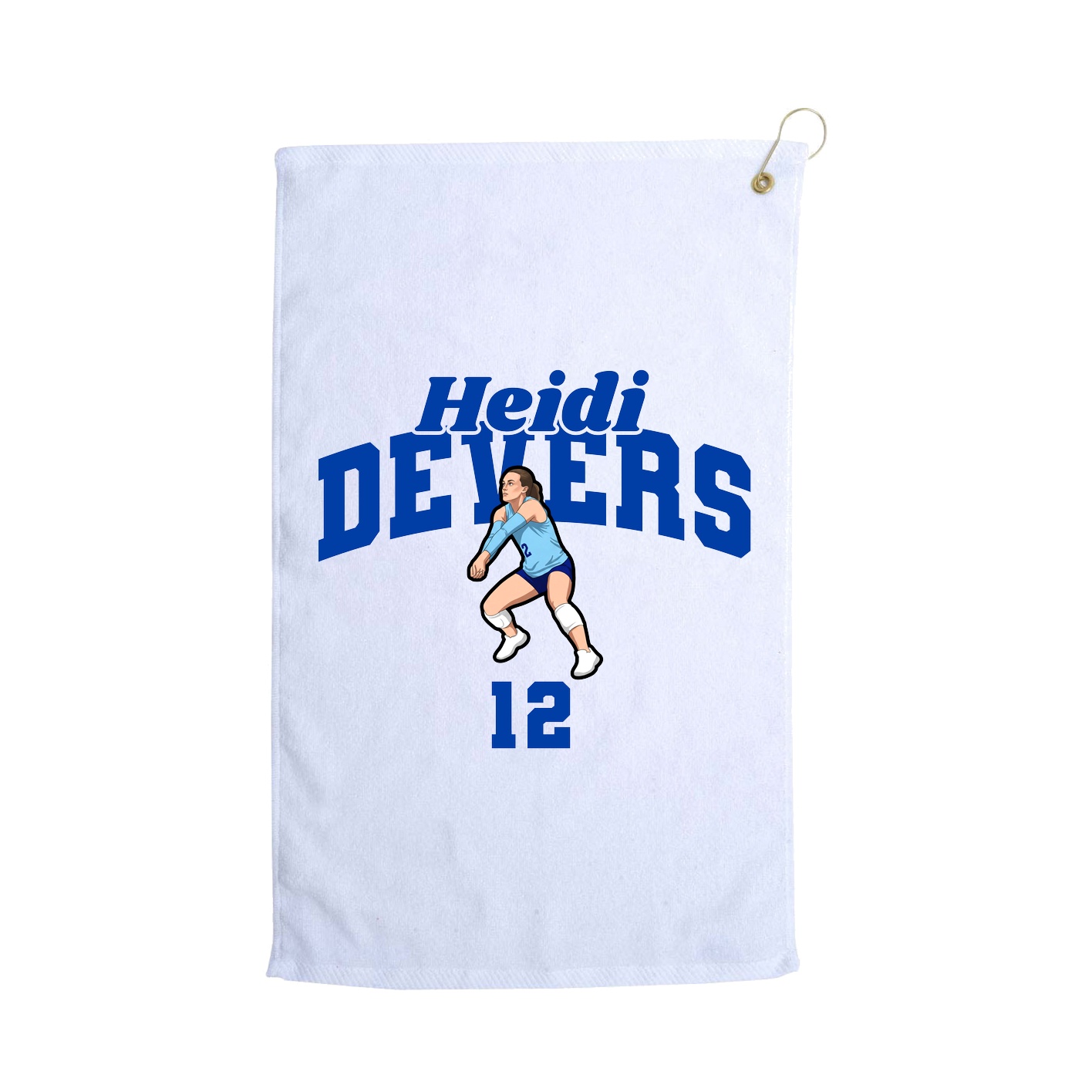 Golf Towel — Signature Arch in White