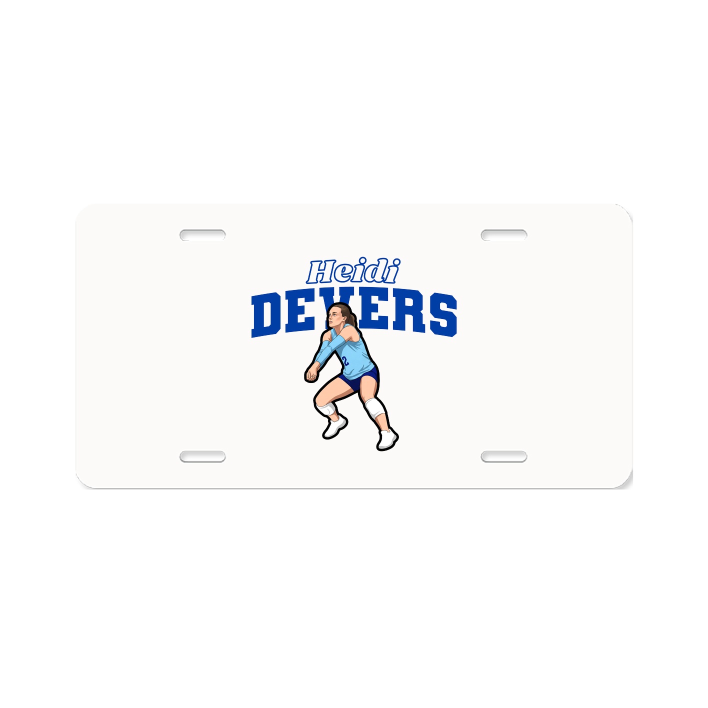 License Plate — Name Arch in Classic
