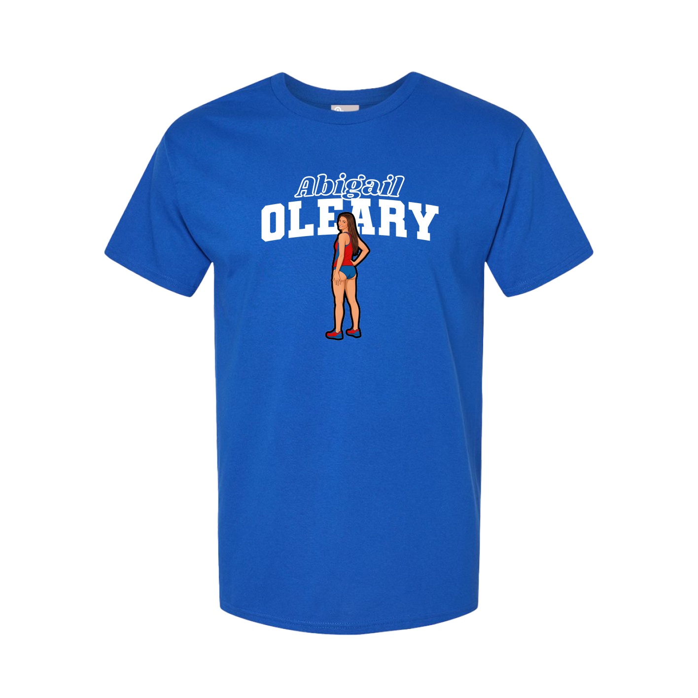 Youth Tee — Name Arch in Royal