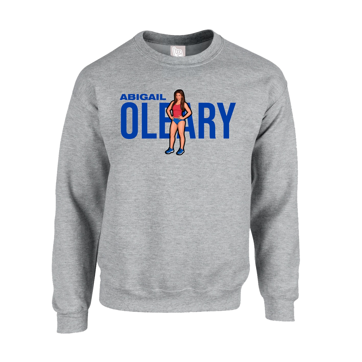 Fleece Crew — Player Name in Grey