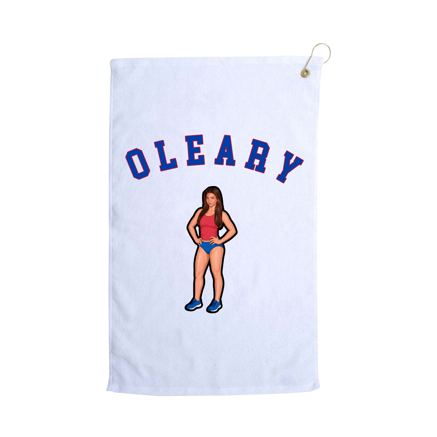 Golf Towel — Shirsey Arch in White