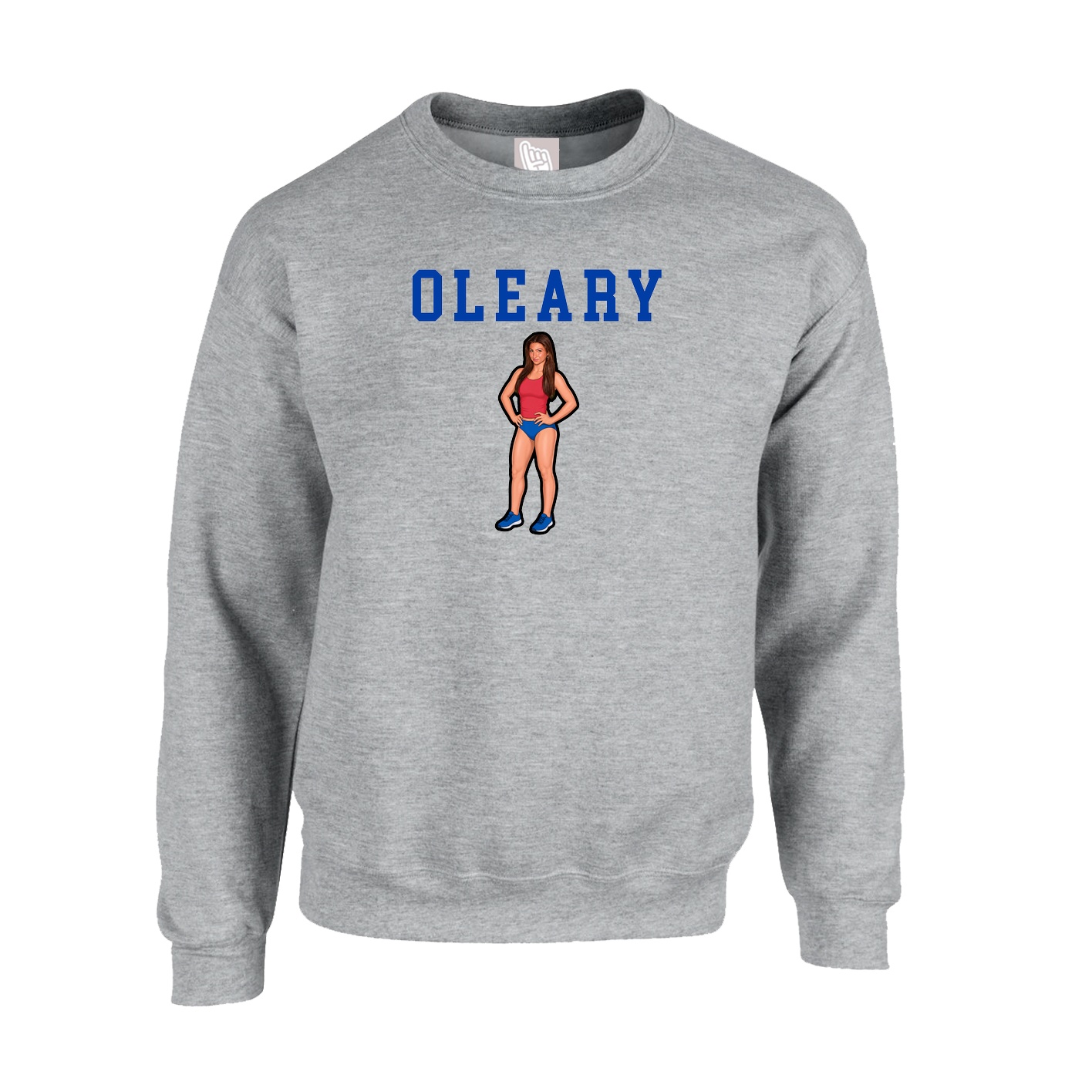 Fleece Crew — Shirsey in Grey