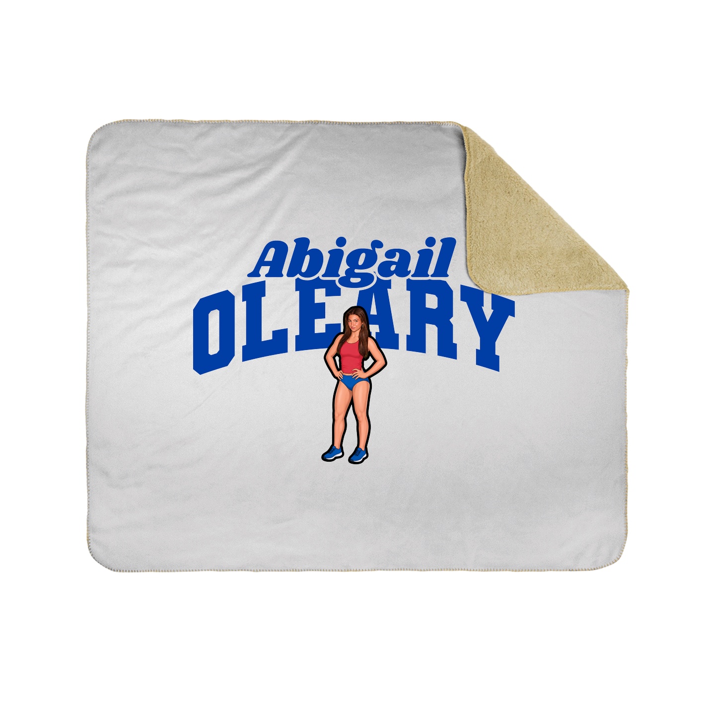 Throw Blanket — Signature Arch in White
