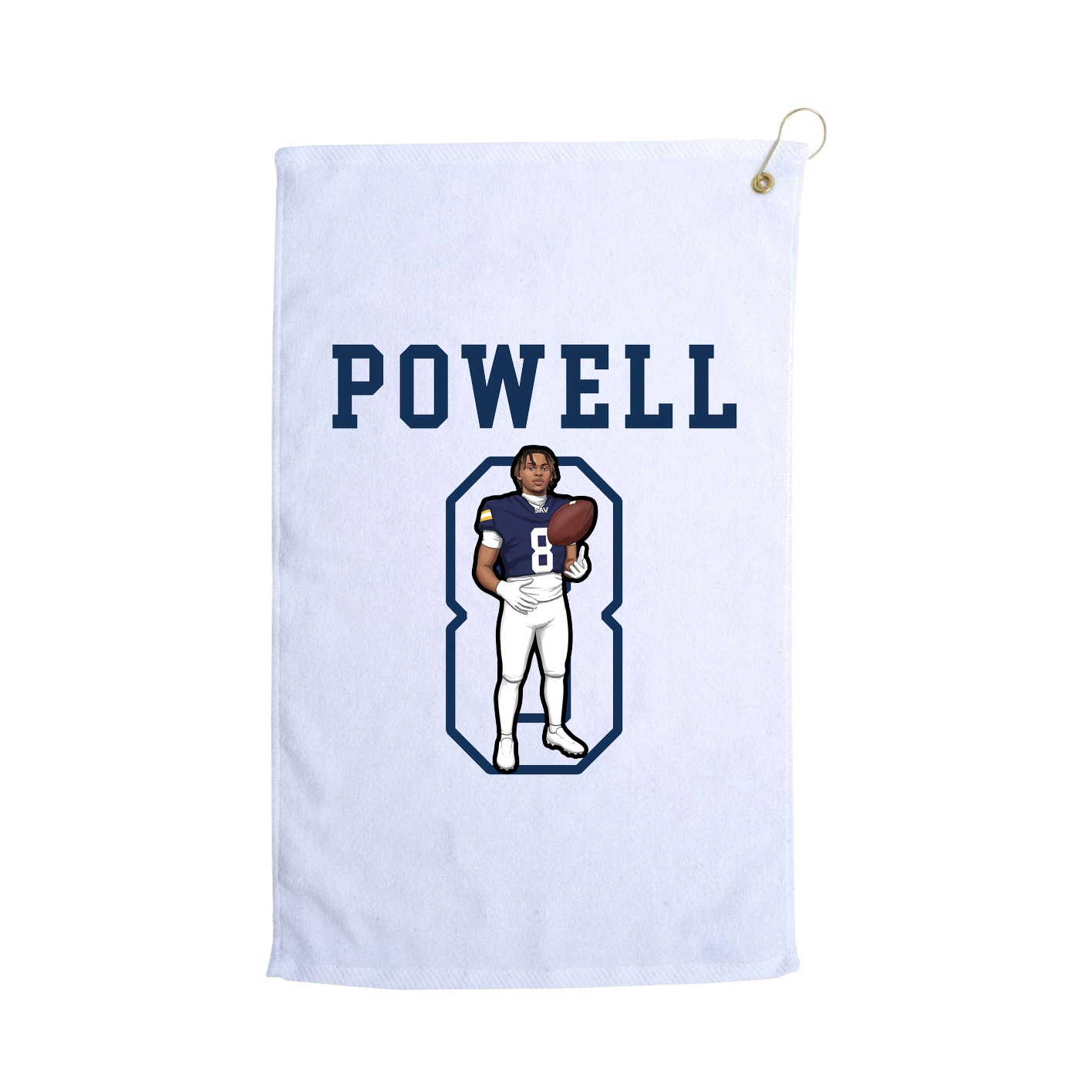 Golf Towel — Shirsey in White
