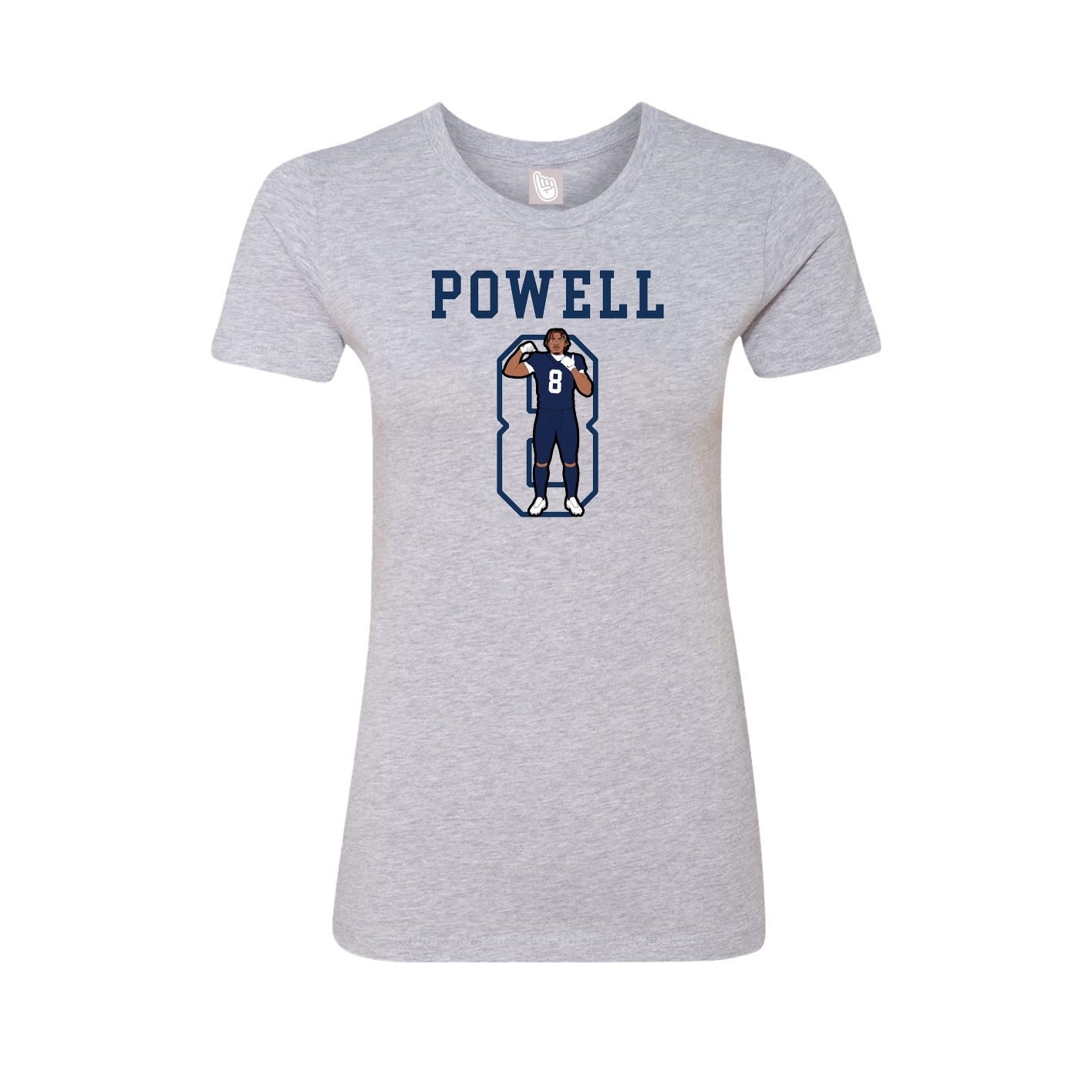 Fitted Women's Tee — Shirsey in Grey