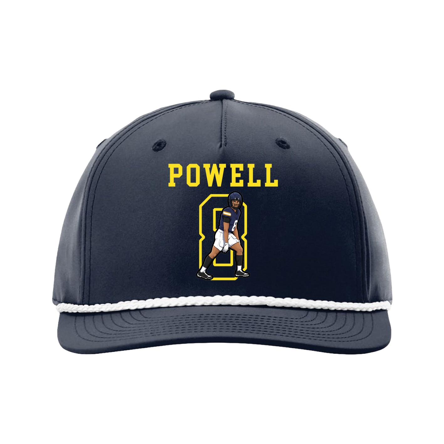 Five-Panel Classic Rope Cap — Shirsey in Navy