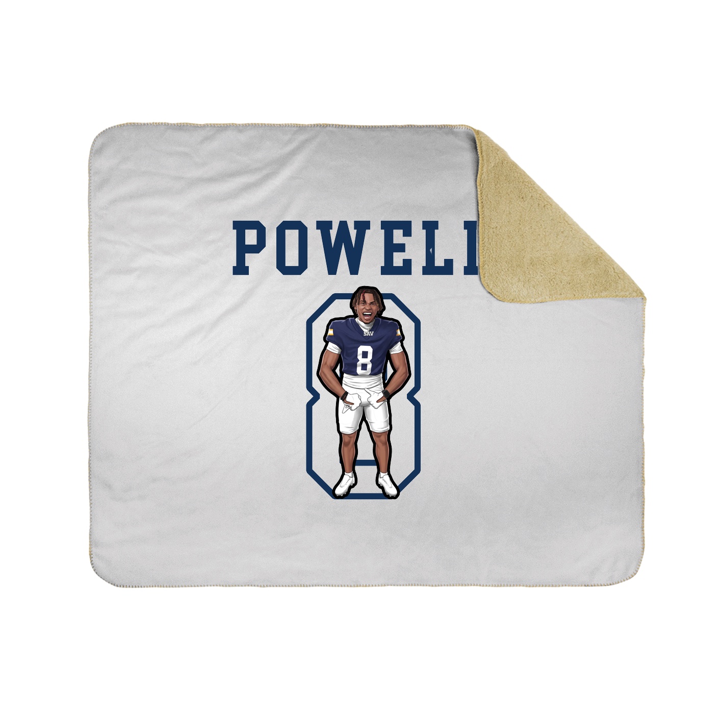 Throw Blanket — Shirsey in White