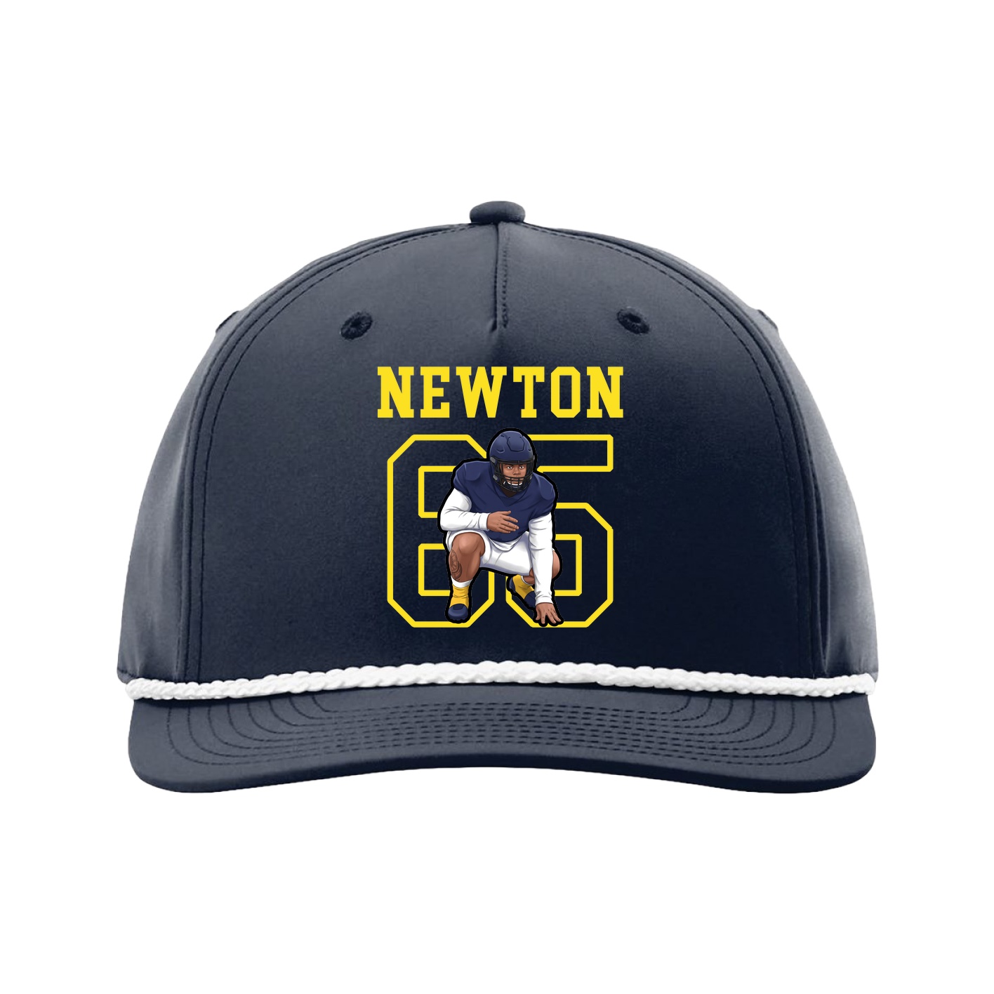 Five-Panel Classic Rope Cap — Shirsey in Navy