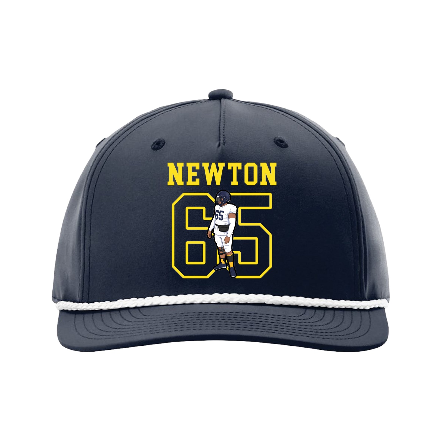 Five-Panel Classic Rope Cap — Shirsey in Navy