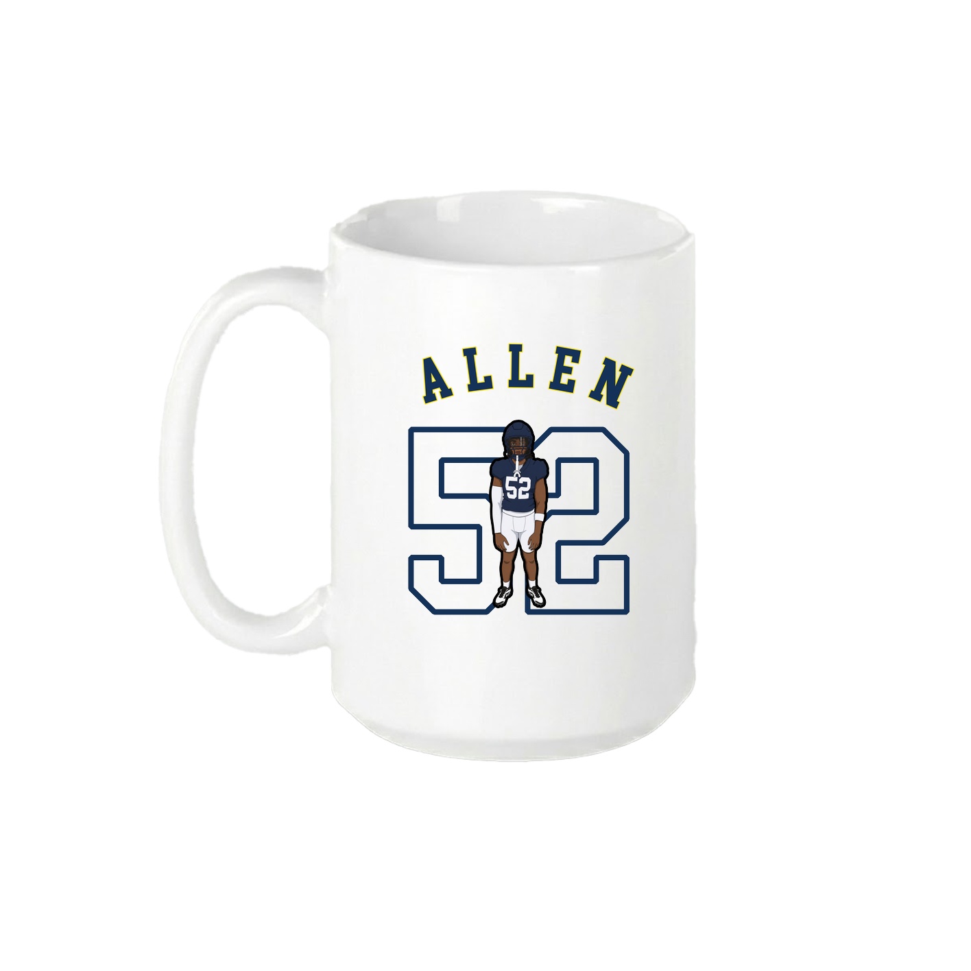 15oz Coffee Mug — Shirsey Arch in White