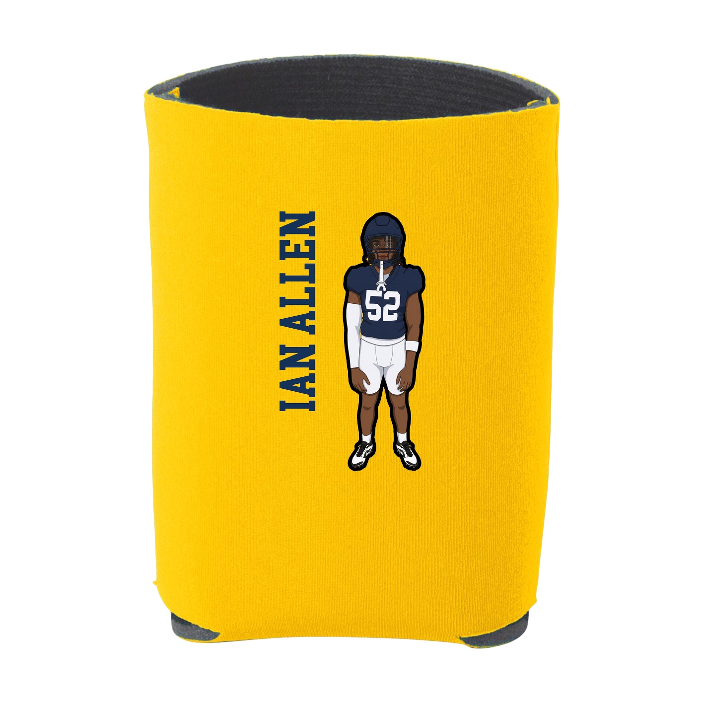 Can Holder — Name Vertical in Yellow