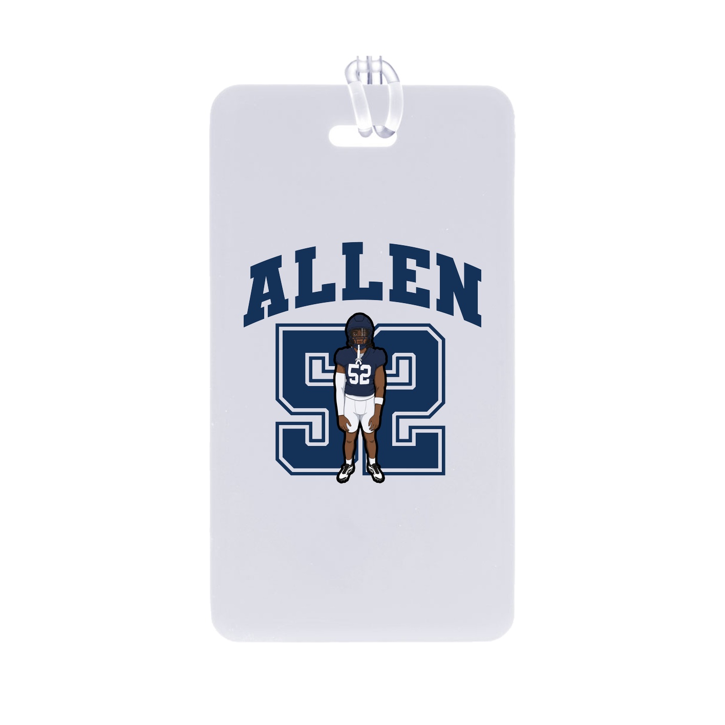Bag Tag — Number in Classic