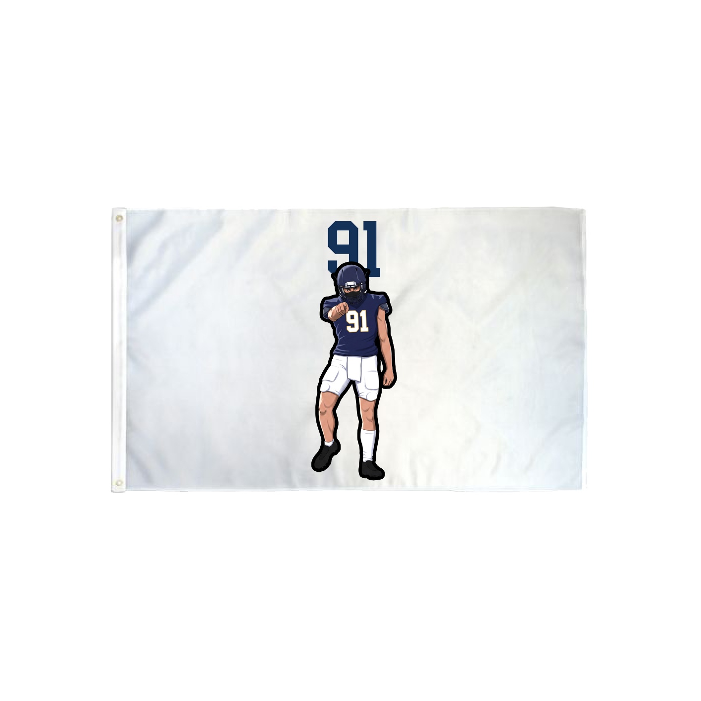 3x5 Flag — Number Top in Classic