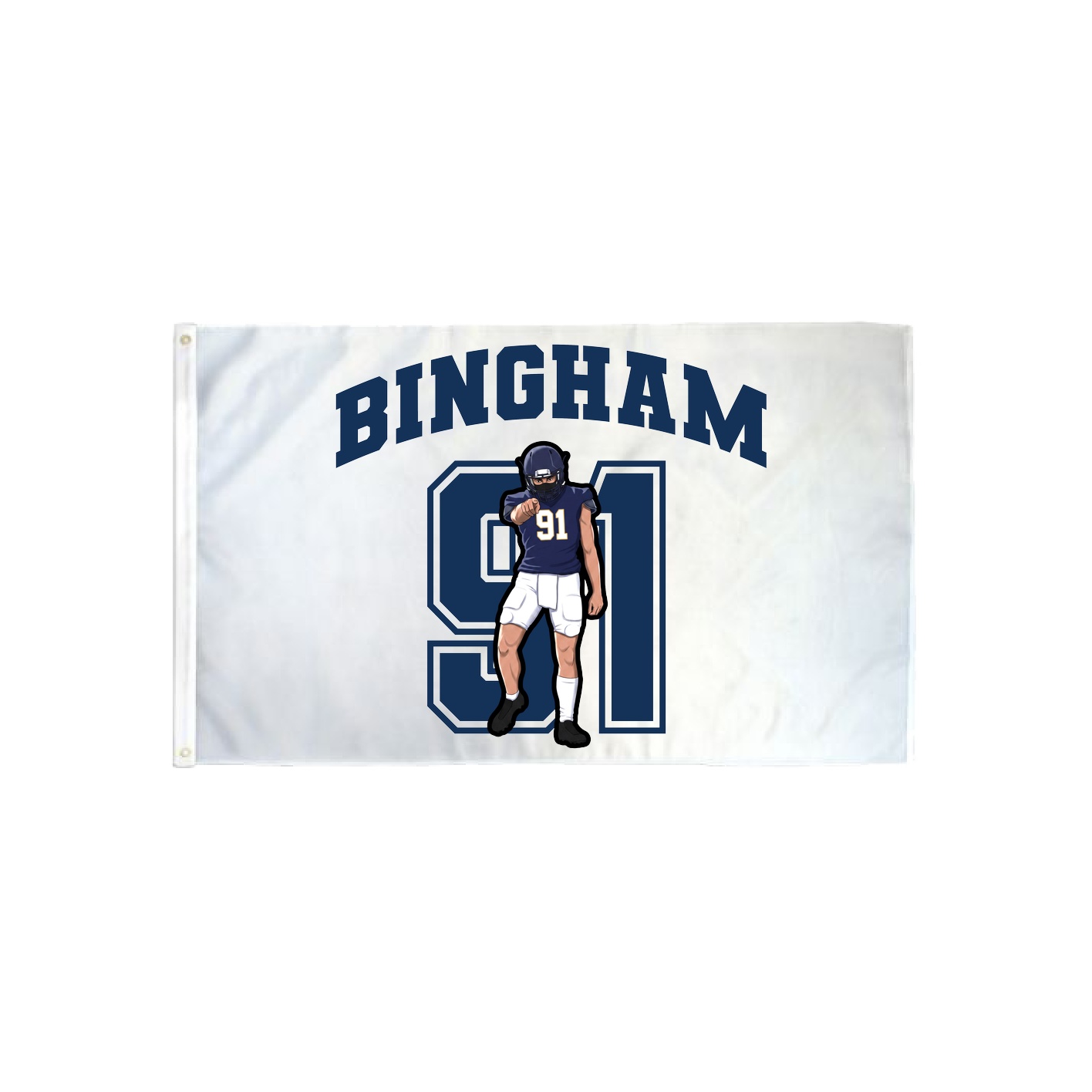 3x5 Flag — Number in Classic