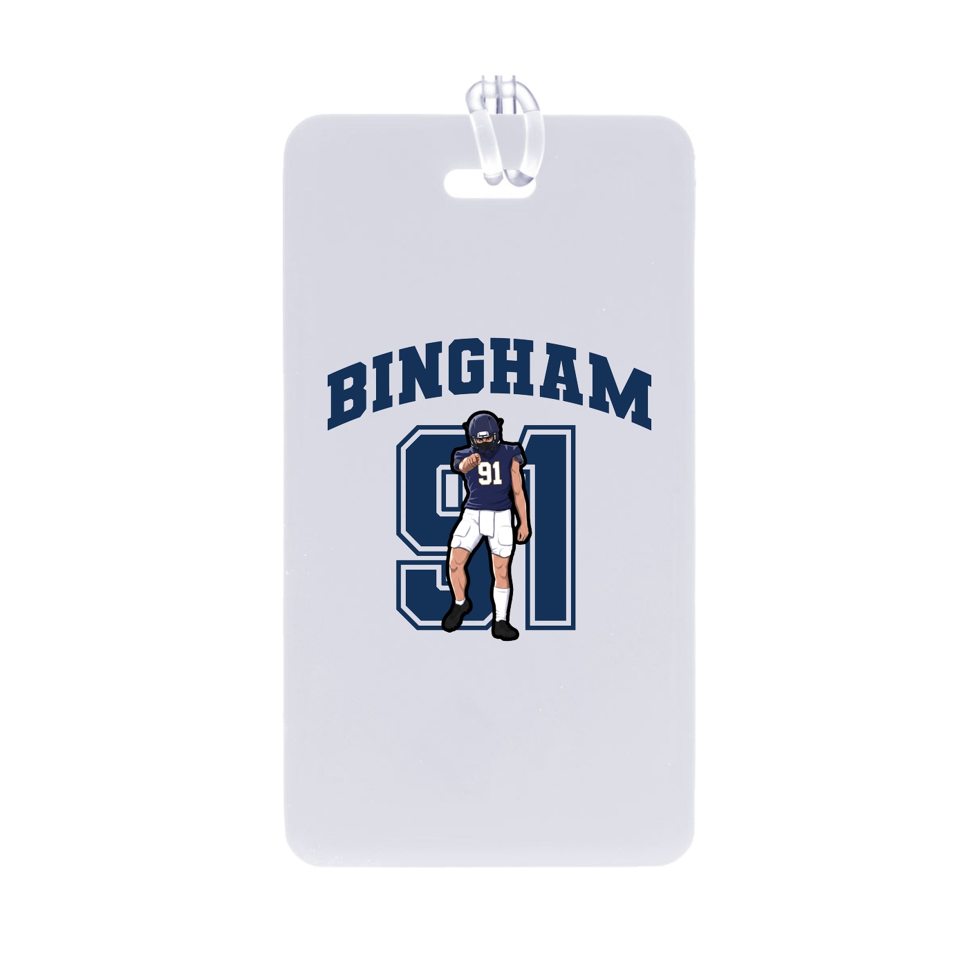 Bag Tag — Number in Classic