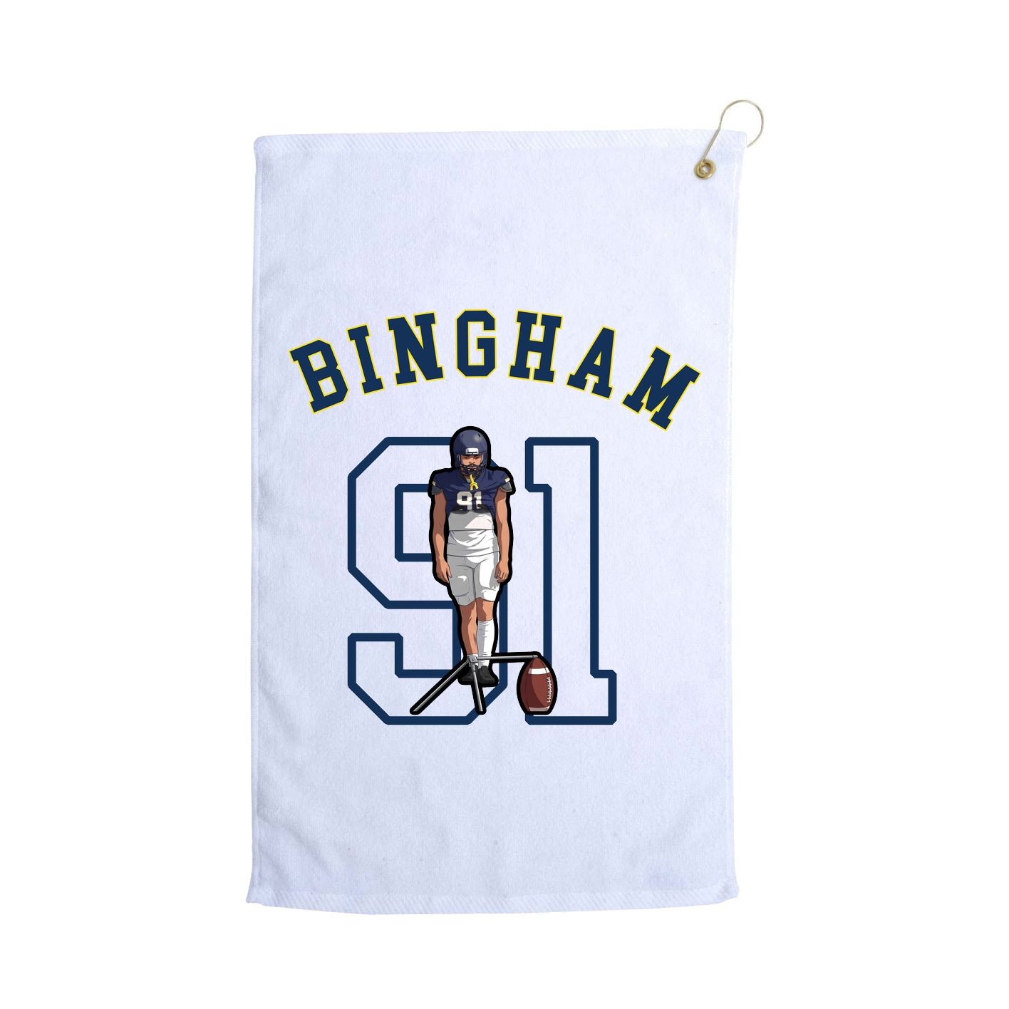Golf Towel — Shirsey Arch in White