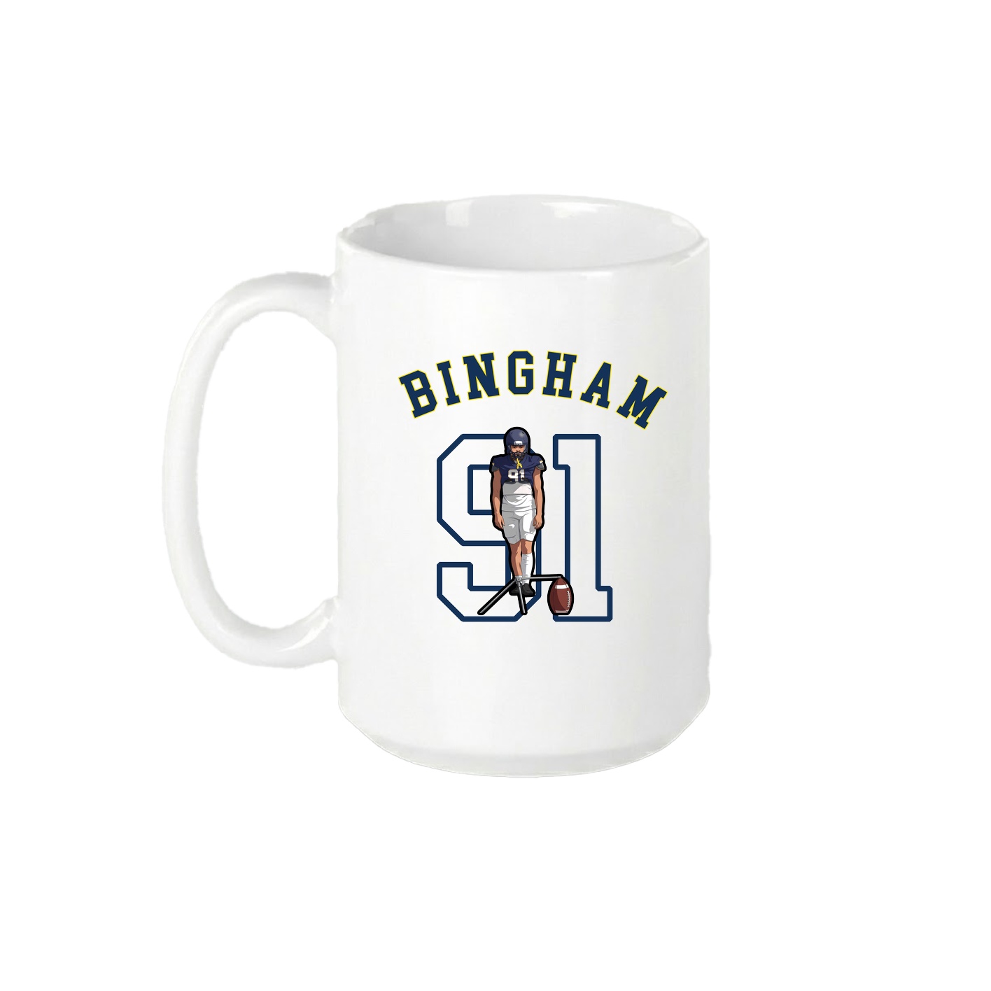 15oz Coffee Mug — Shirsey Arch in White