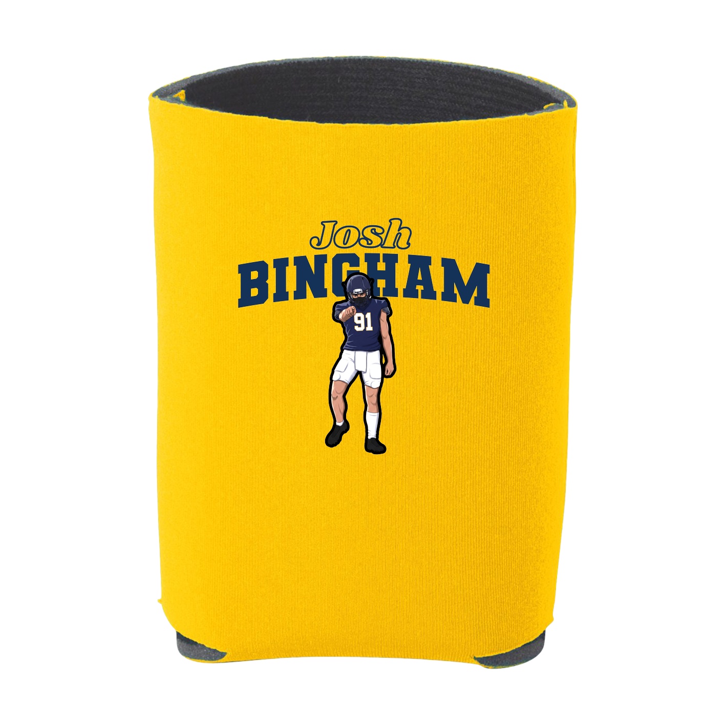 Can Holder — Name Arch in Yellow