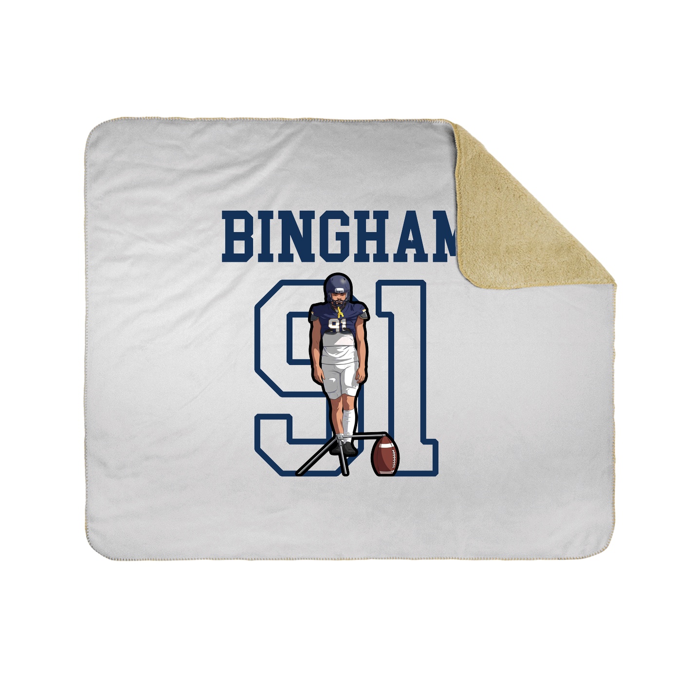 Throw Blanket — Shirsey in White