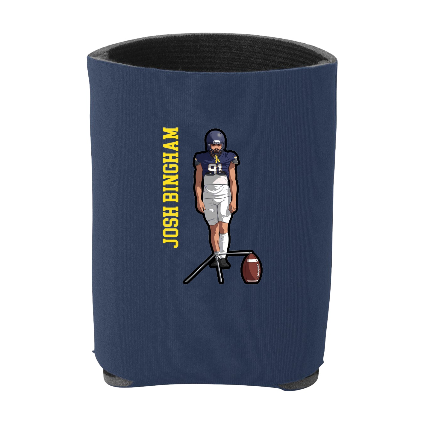 Can Holder — Name Vertical in Navy