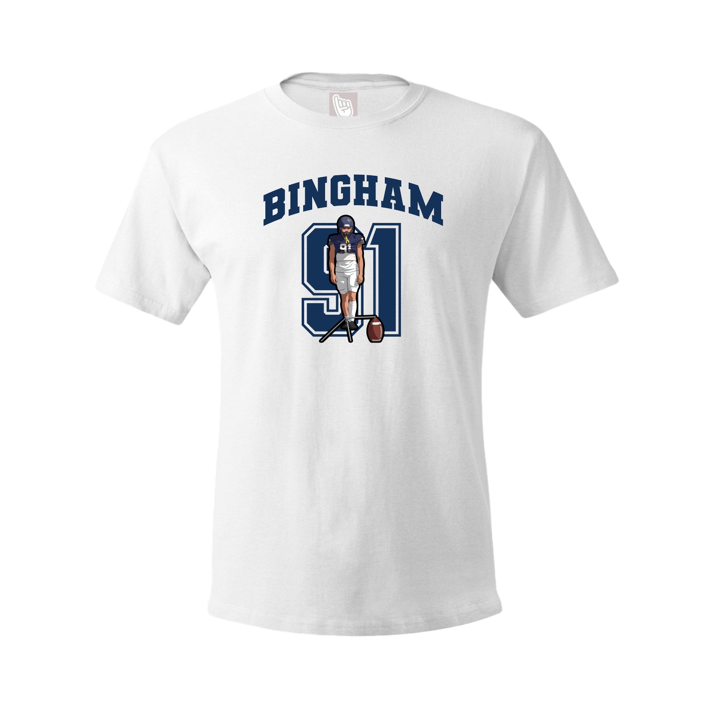 Tee — Number in White
