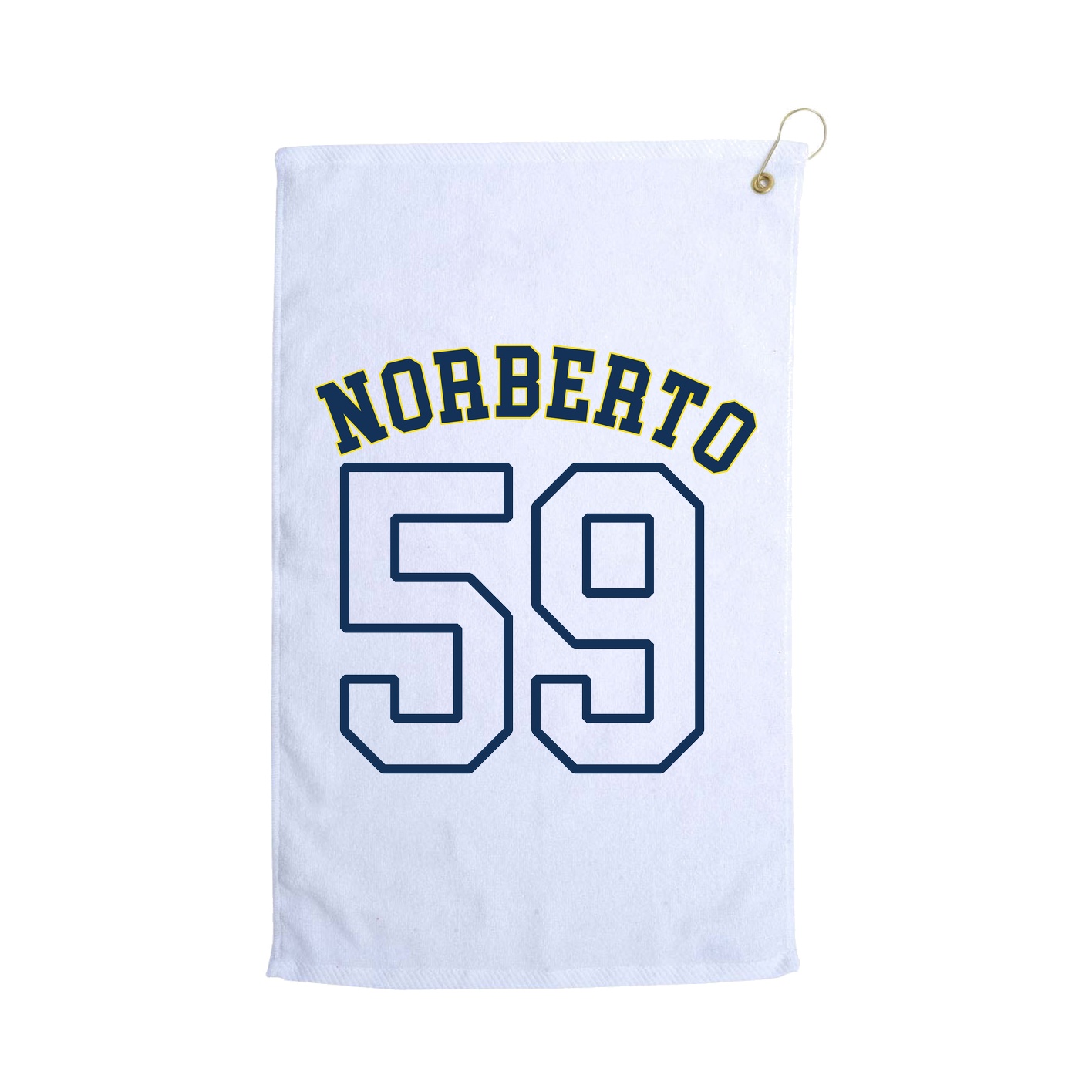 Golf Towel — Shirsey Arch in White