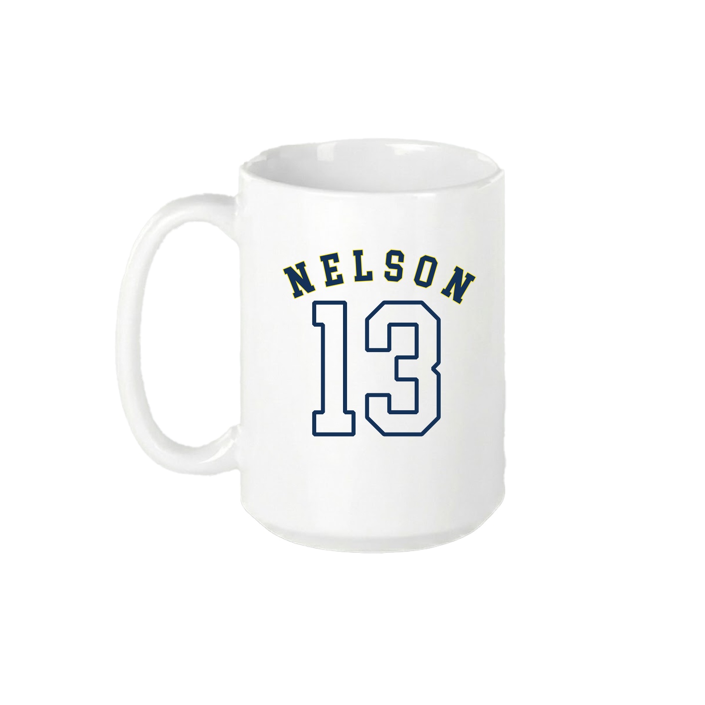 15oz Coffee Mug — Shirsey Arch in White