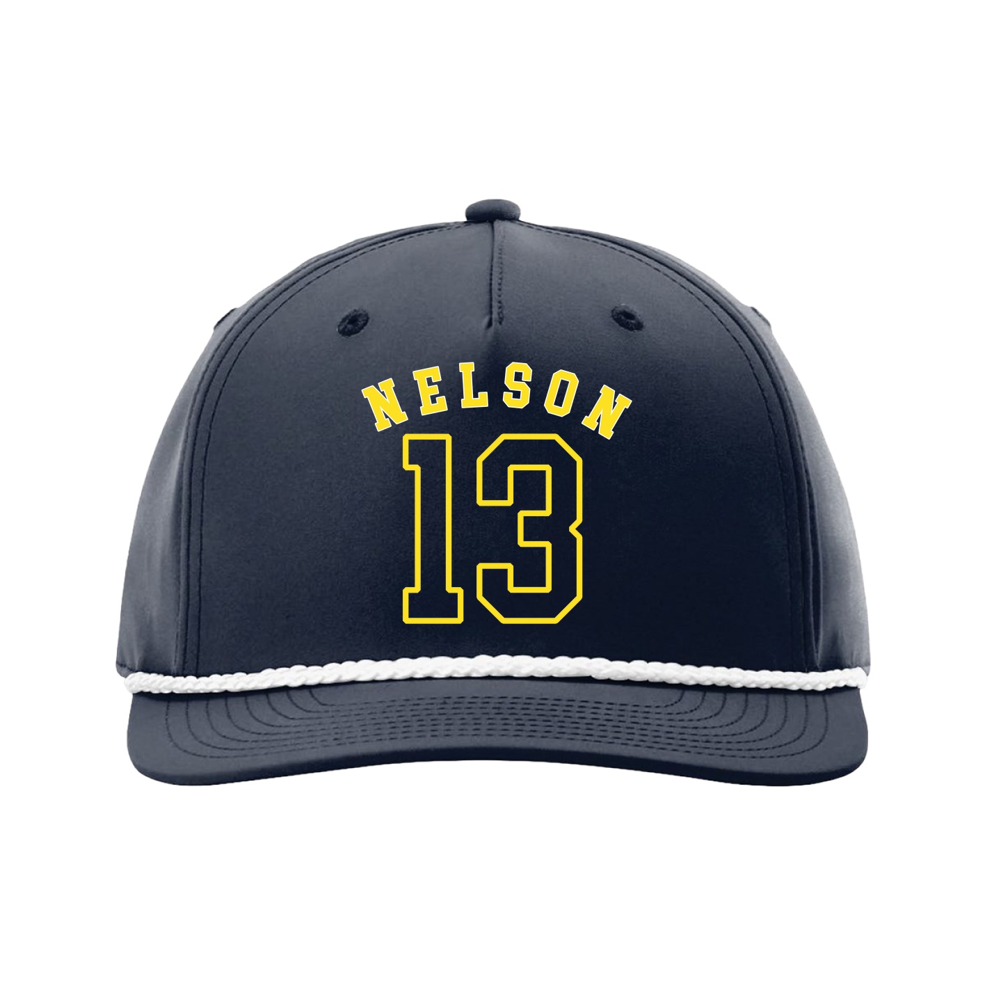 Five-Panel Classic Rope Cap — Shirsey Arch in Navy