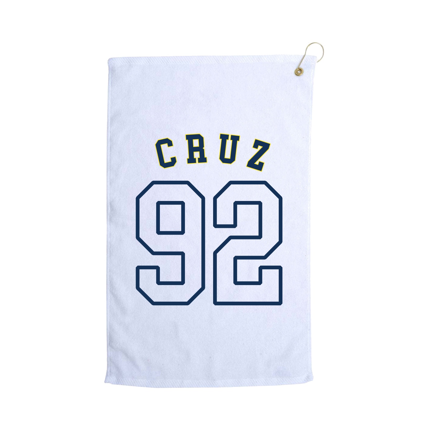 Golf Towel — Shirsey Arch in White