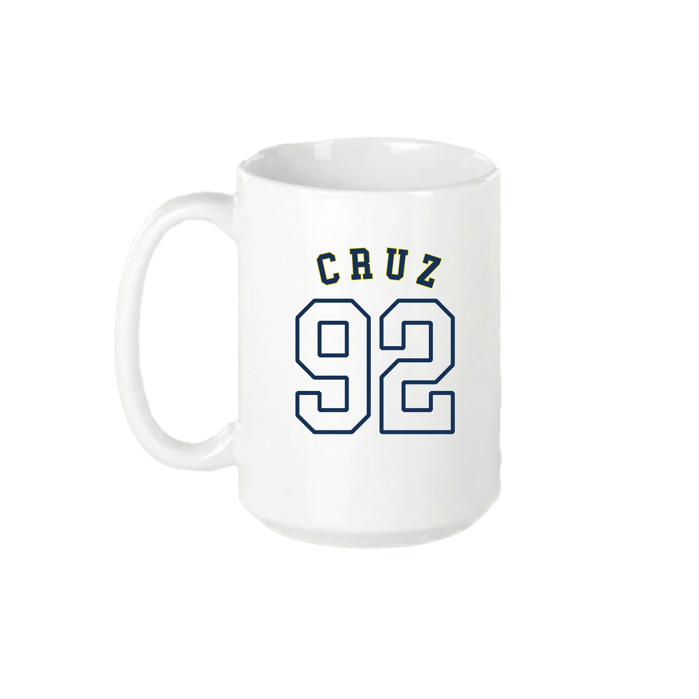 15oz Coffee Mug — Shirsey Arch in White
