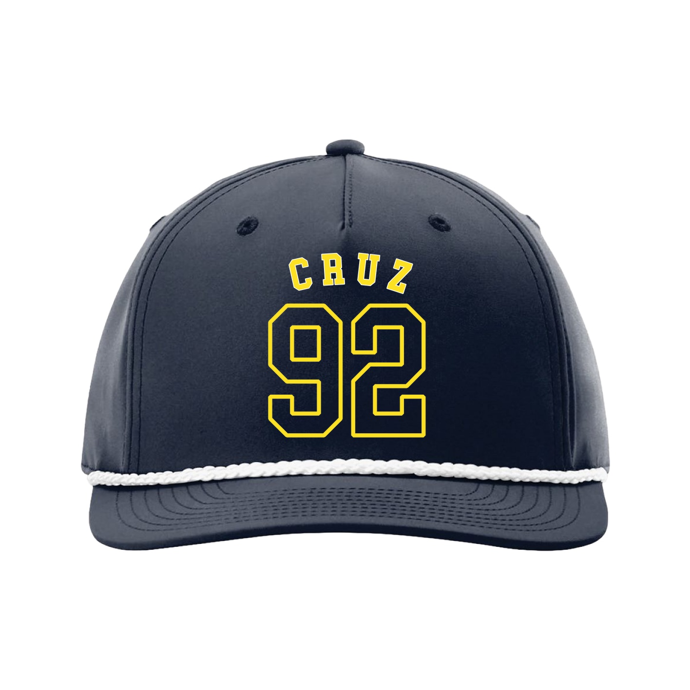 Five-Panel Classic Rope Cap — Shirsey Arch in Navy