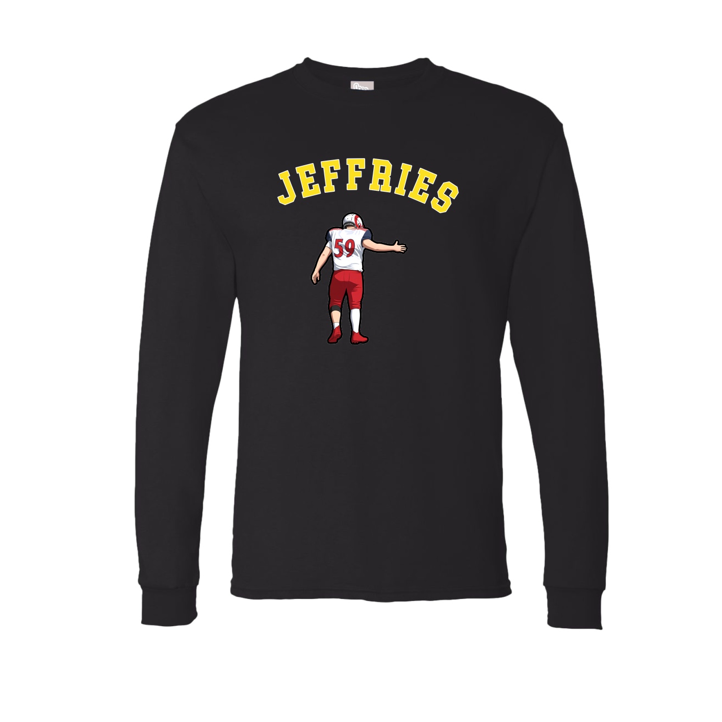 Long Sleeve Tee — Shirsey Arch in Black