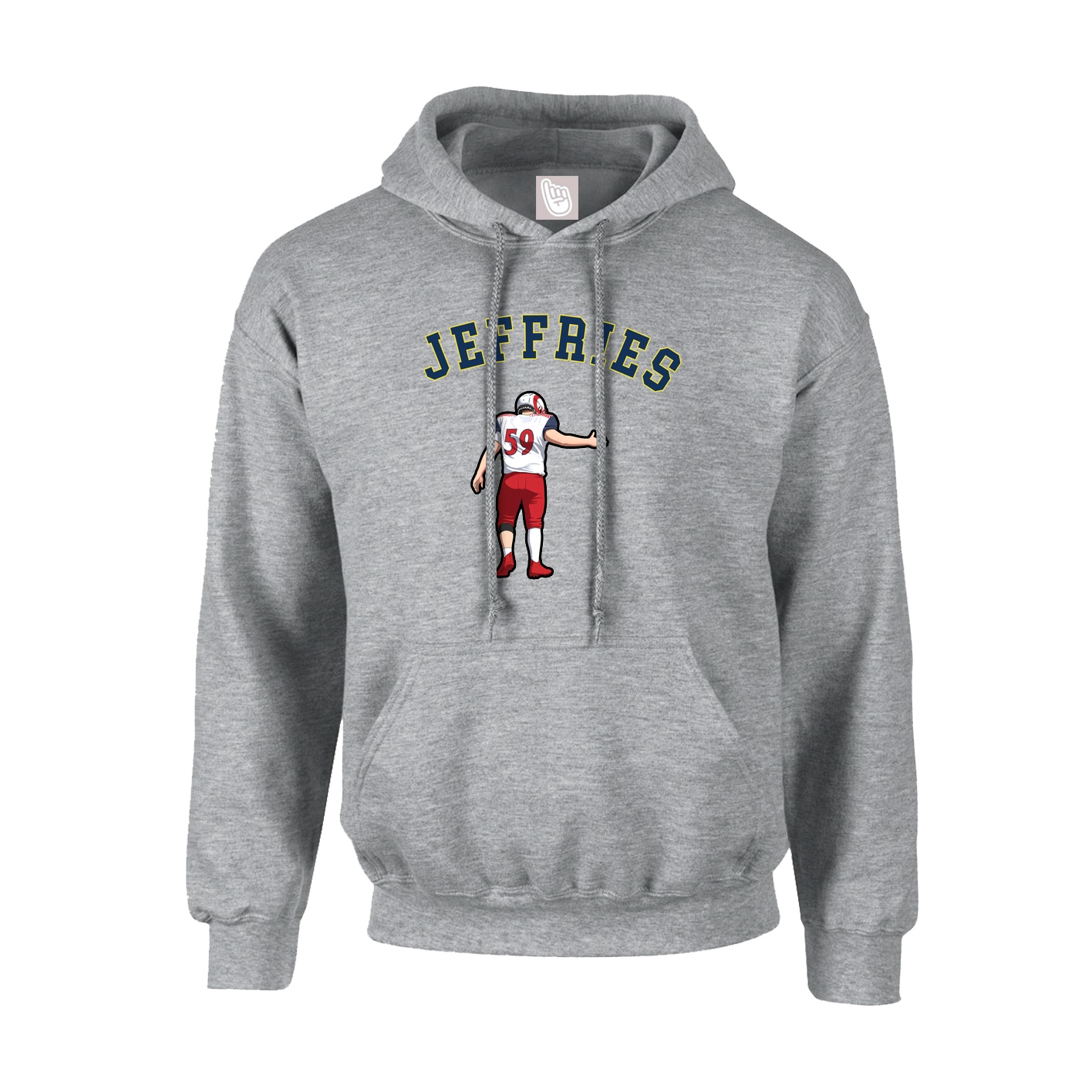 Youth Hoodie — Shirsey Arch in Grey