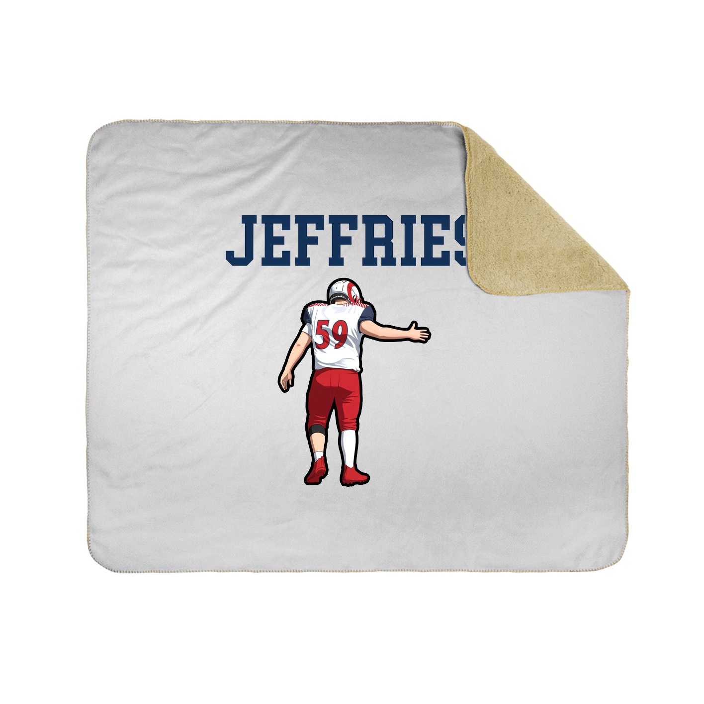 Throw Blanket — Shirsey in White