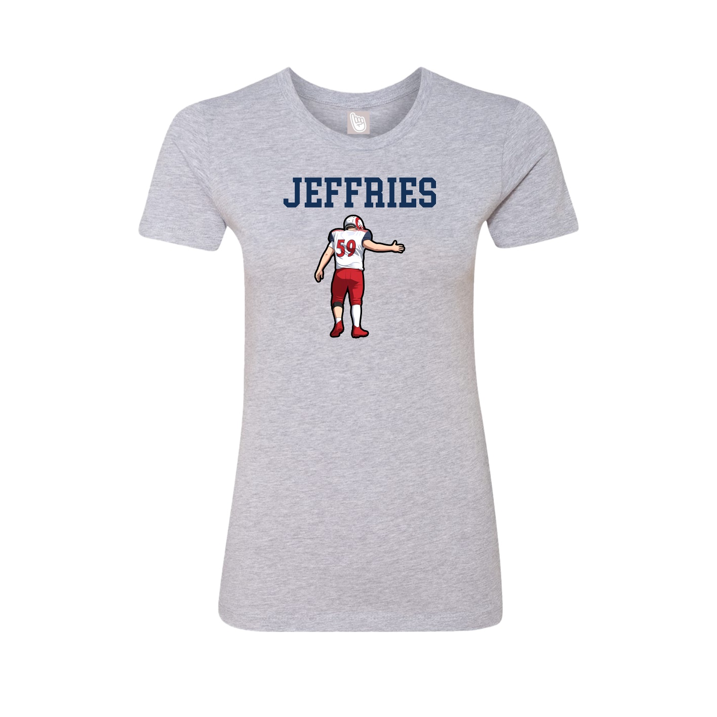 Fitted Women's Tee — Shirsey in Grey