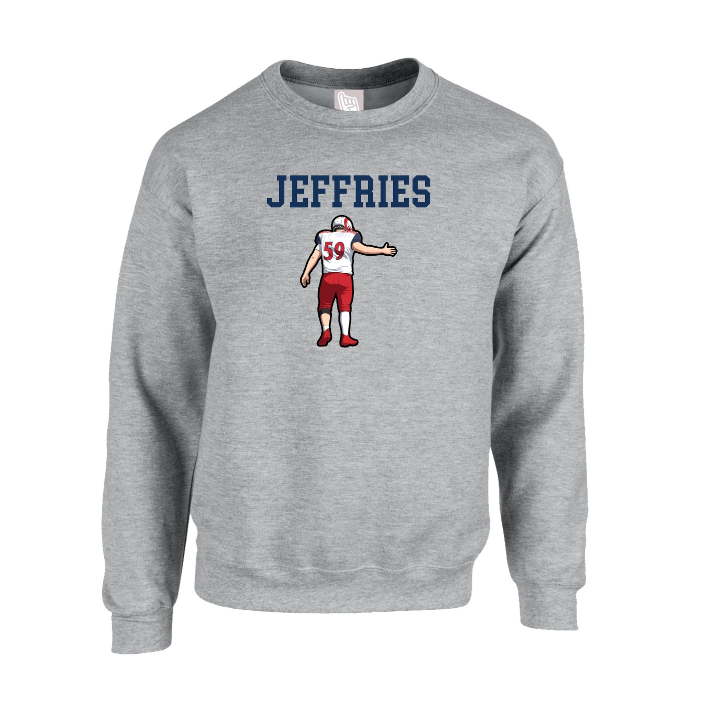 Fleece Crew — Shirsey in Grey