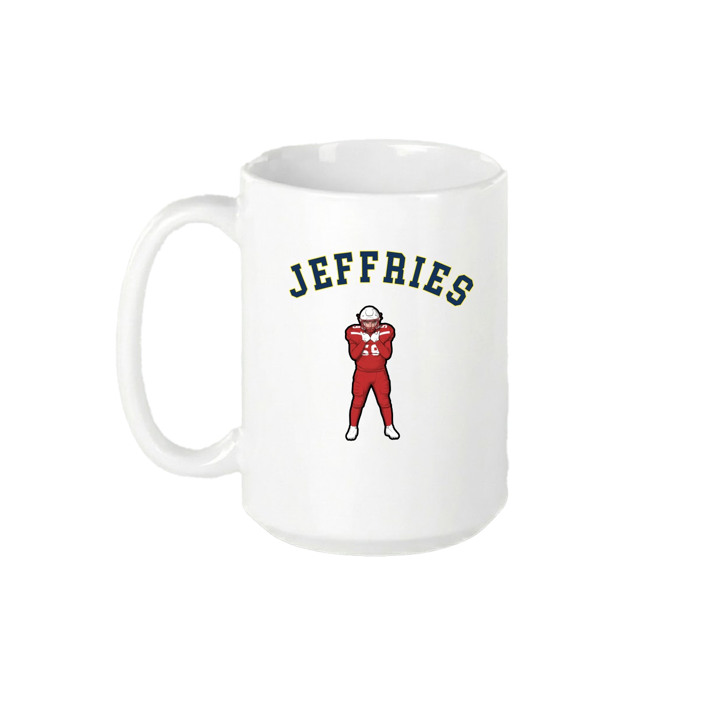 15oz Coffee Mug — Shirsey Arch in White