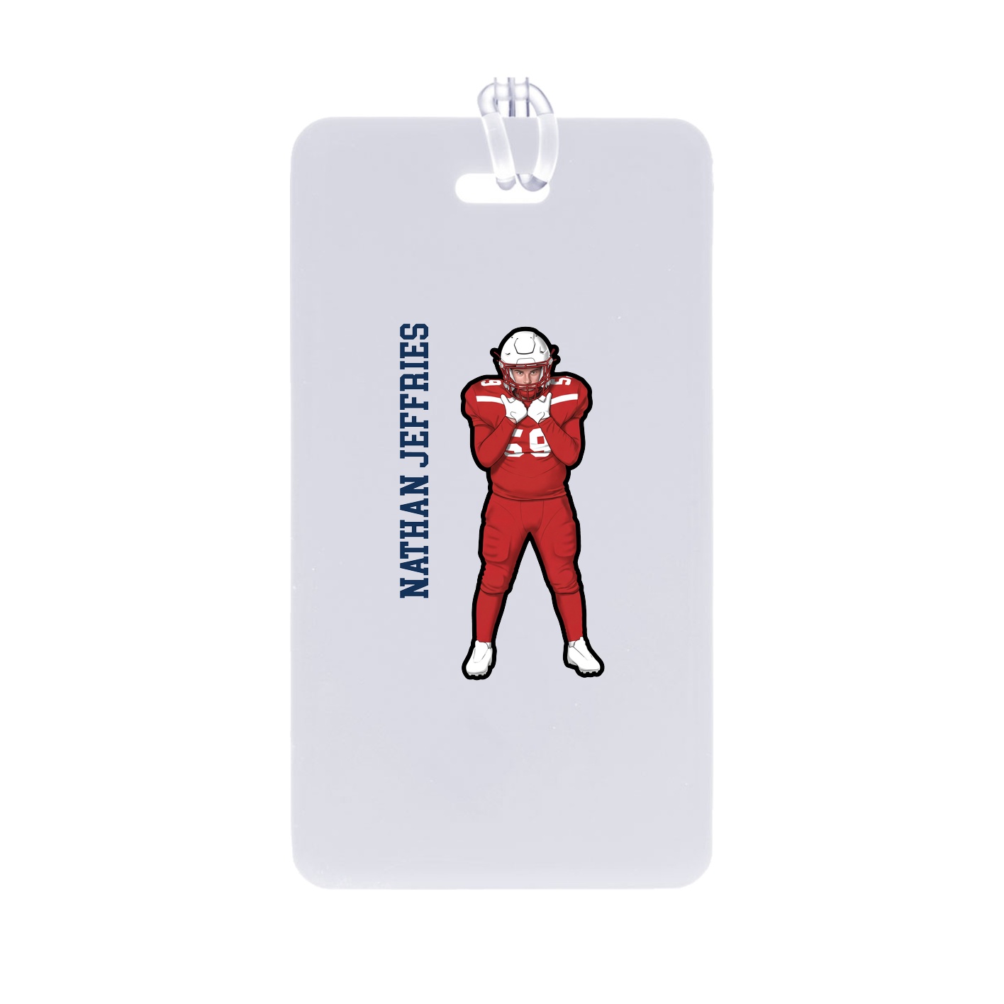 Bag Tag — Name Vertical in Classic