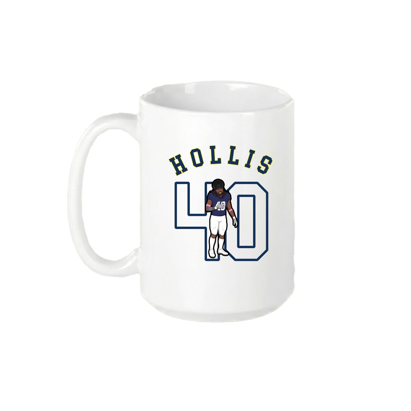 15oz Coffee Mug — Shirsey Arch in White