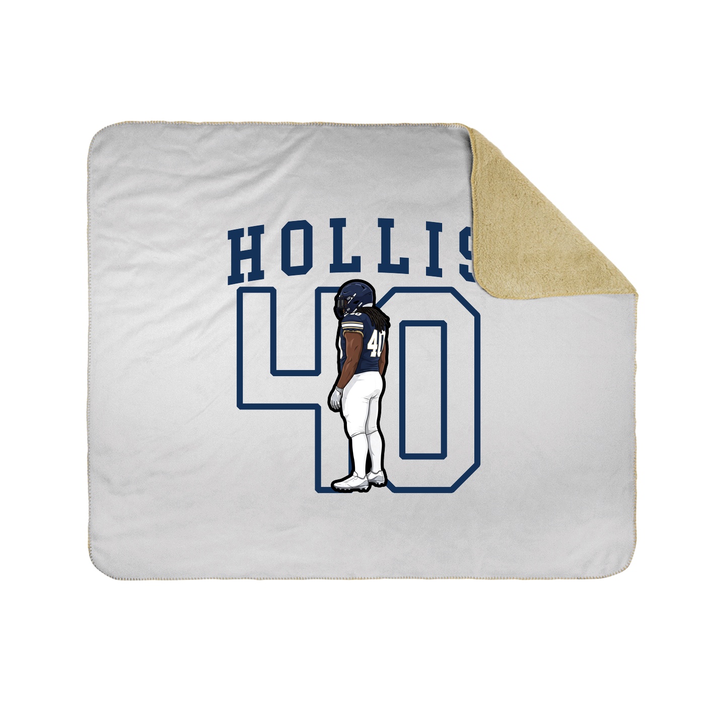 50x60 Sherpa Lined Throw Blanket