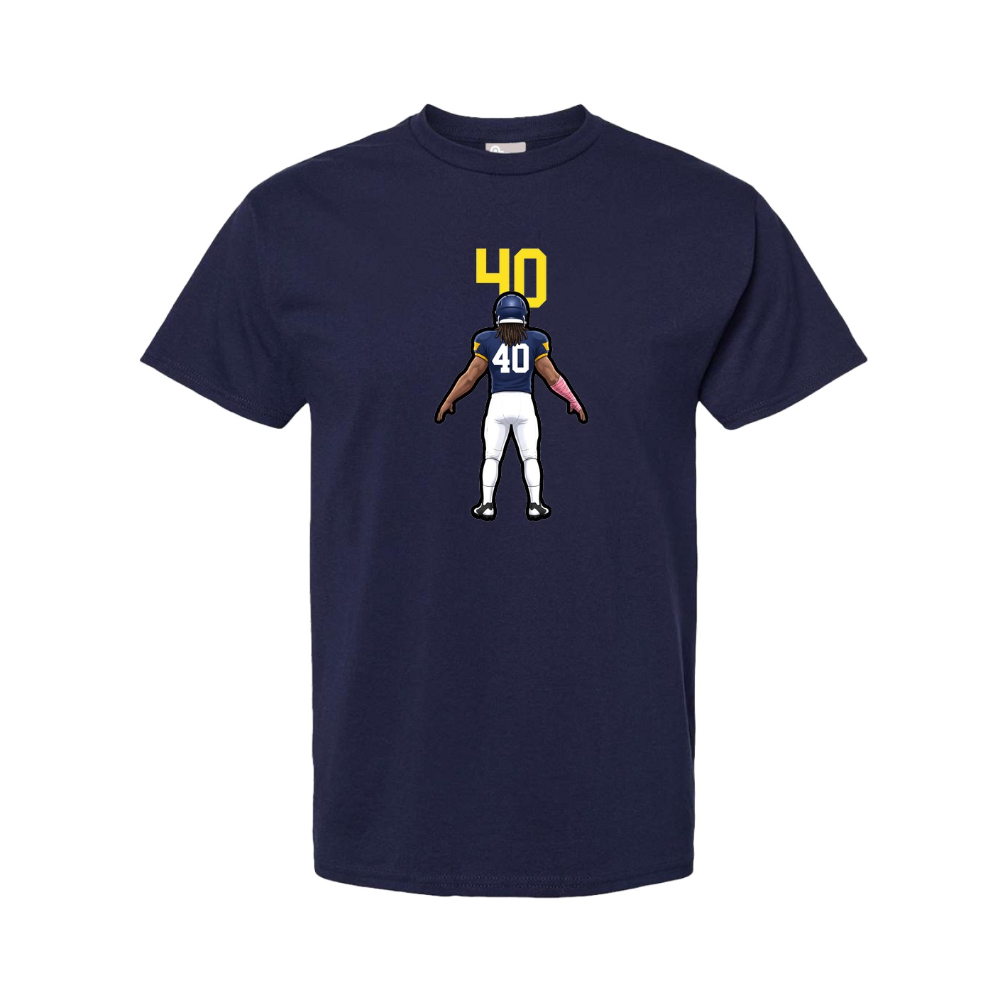 Youth Tee — Number Top in Navy