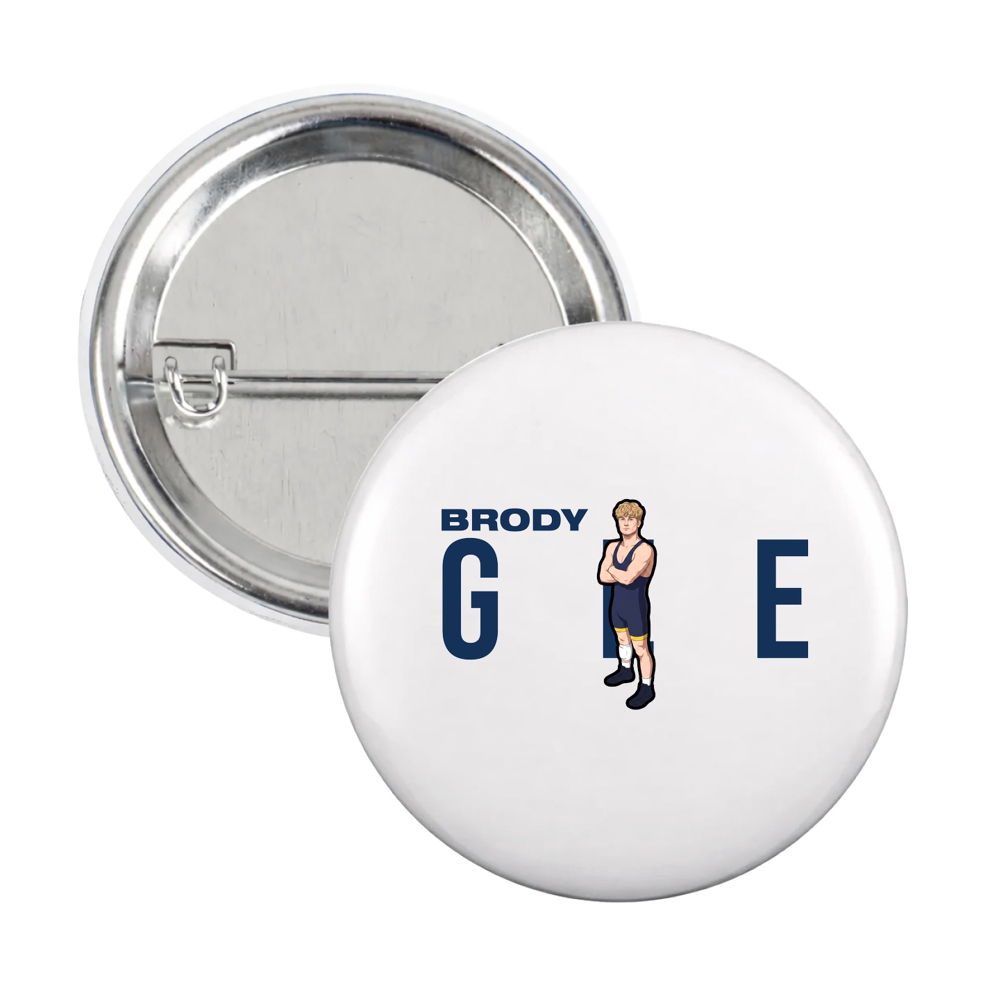 Game Day Button — Player Name in White