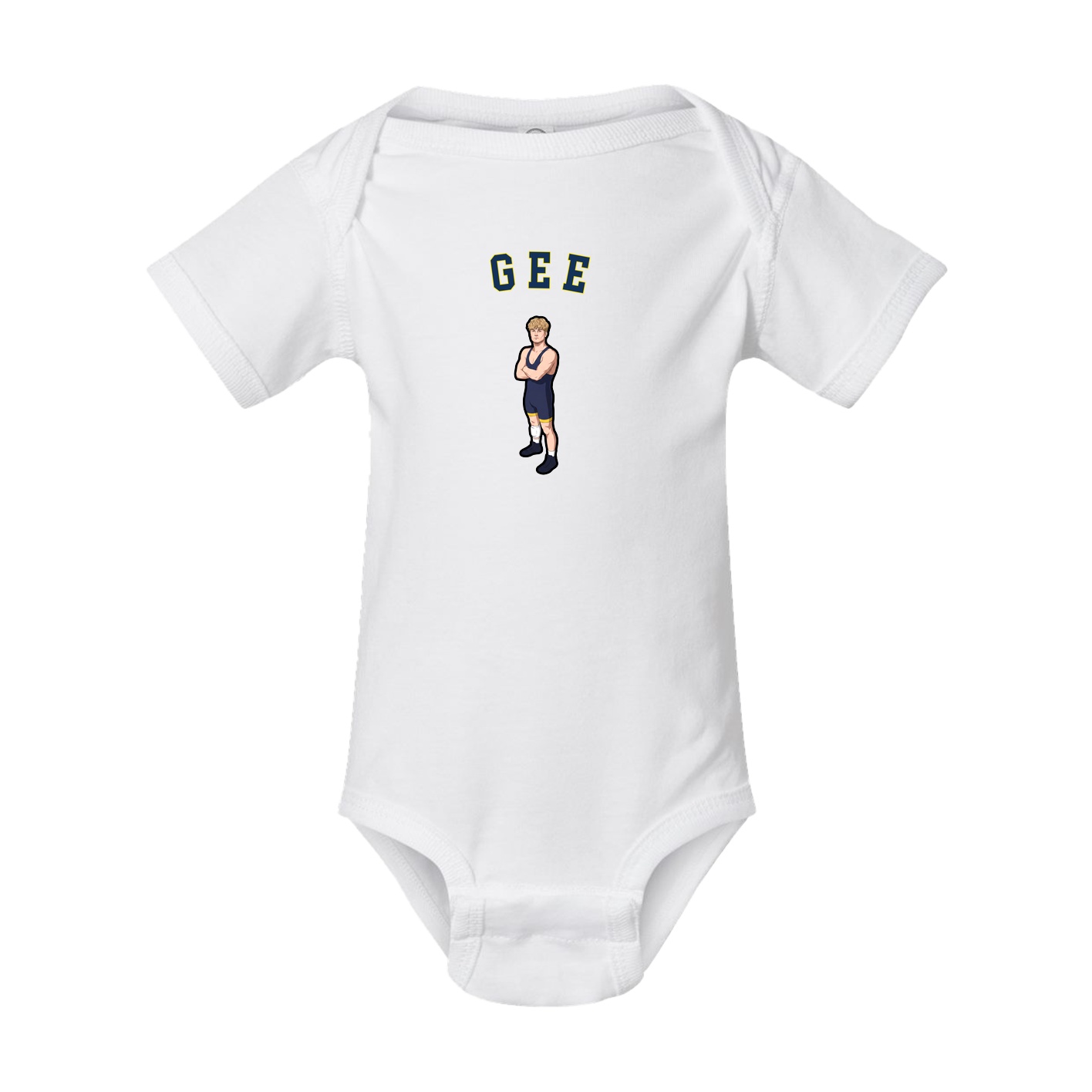 Baby Onesie — Shirsey Arch in White