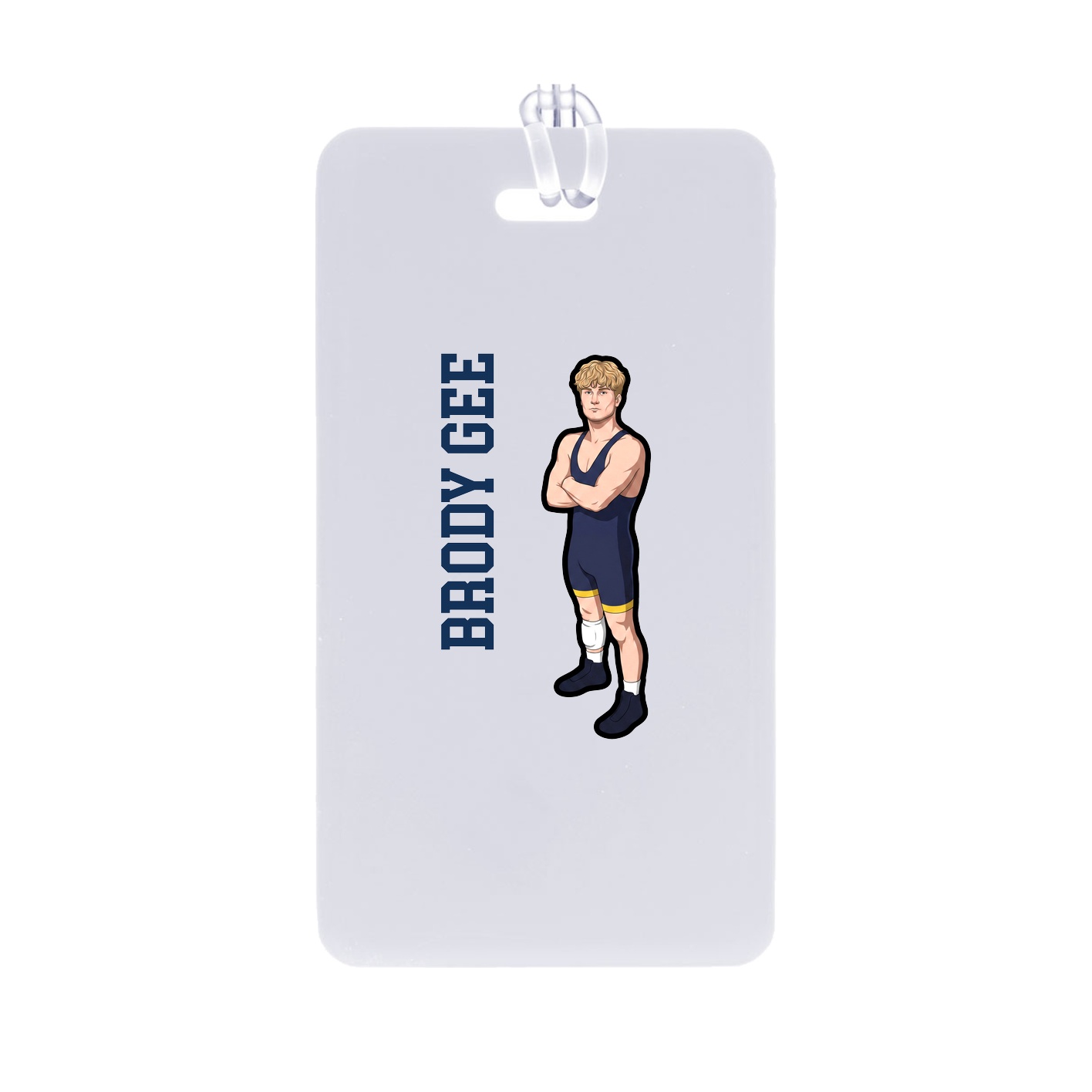 Bag Tag — Name Vertical in Classic