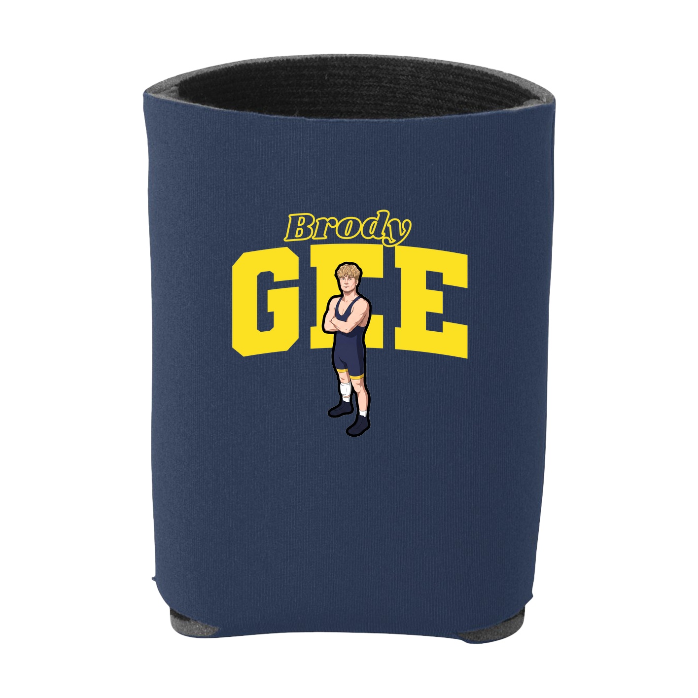Can Holder — Name Arch in Navy