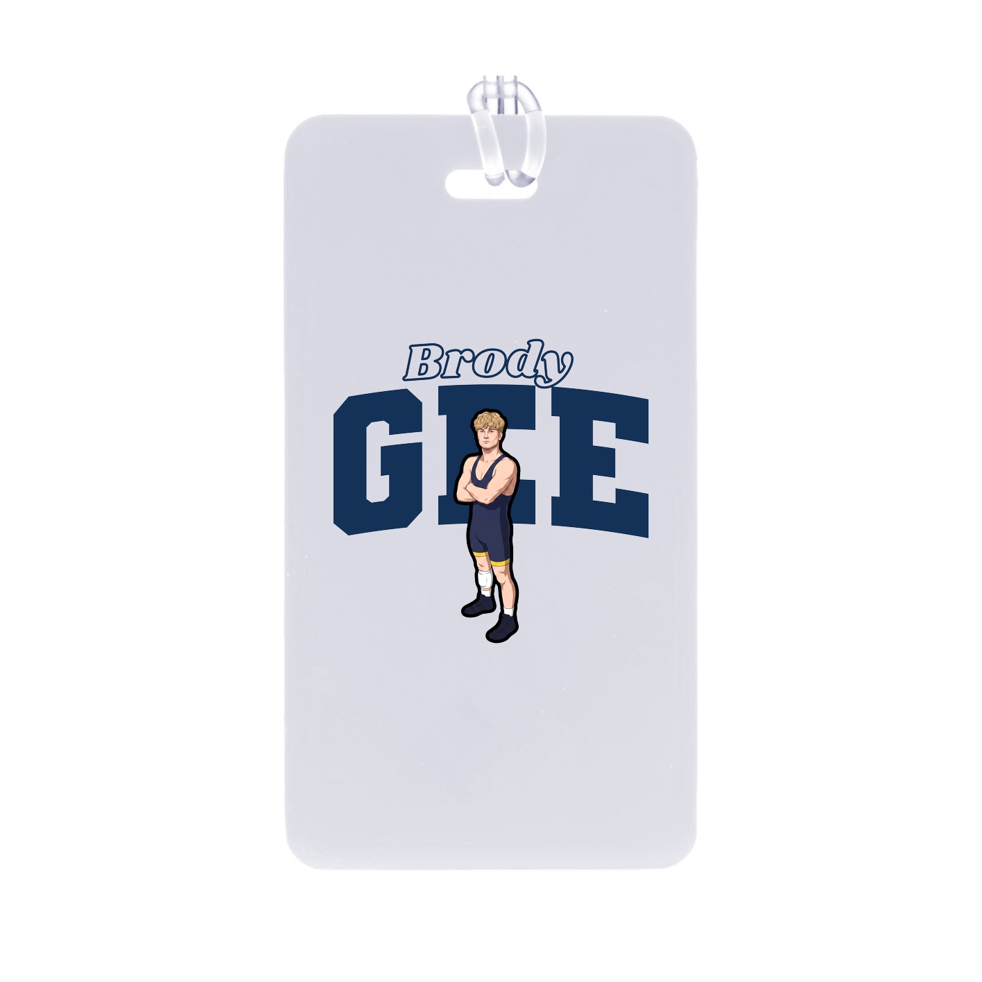Bag Tag — Name Arch in Classic