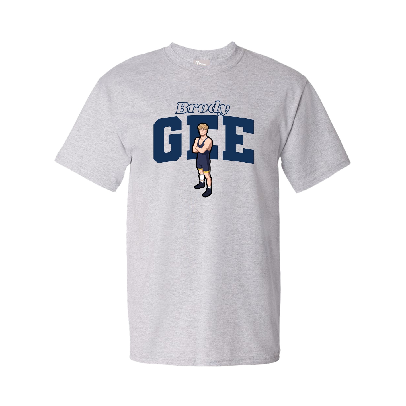 Tee — Name Arch in Grey