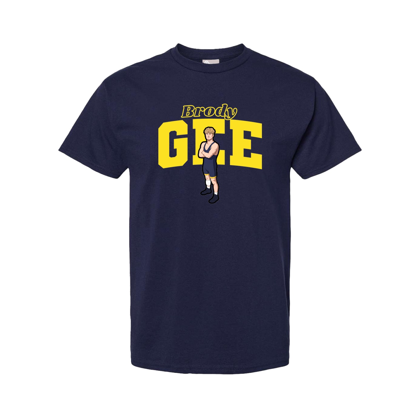Tee — Name Arch in Navy