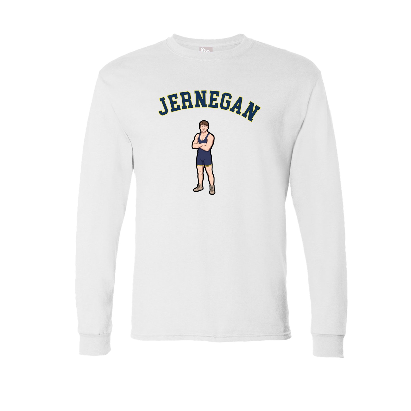 Long Sleeve Tee — Shirsey Arch in White
